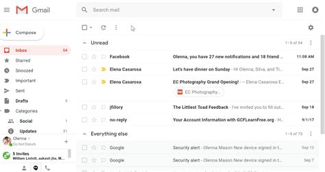 my gmail inbox mail.